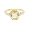 Ring 585/000 (14 Karat) Gelbgold mit Citrin, getragen 25322494