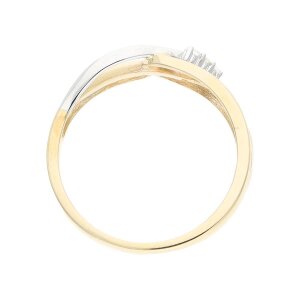 Ring Gold und Weißgold 333 Zirkonia JL10-07-3415...