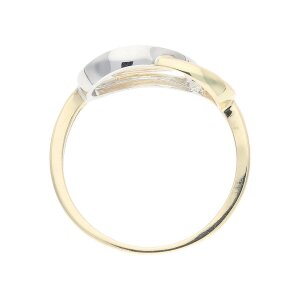JuwelmaLux Ring 333/000 (8 Karat) Gold und Weißgold...