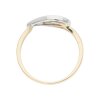 JuwelmaLux Ring 585/000 (14 Karat) Gold und Weißgold mit Brillanten JL10-07-3417