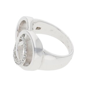 JuwelmaLux Ring 925/000 Sterling Silber mit Zirkonia...