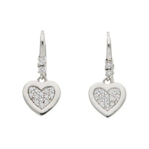 Ohrhänger Silber 925 Zirkonia Herz JL30-06-4686...
