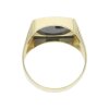 Ring 585/000 (14 Karat) Gold mit Onyx und Zirkonia, getragen 25322557