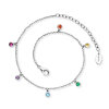Engelsrufer Fußkette ERF-LILMOON-ZIM Sterling Silber