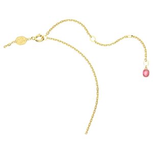 Swarovski Halskette Florere 5650569 Blume, Rosa, Goldlegierungsschicht