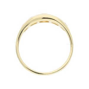 Ring 750/000 (18 Karat) Gold mit Brillanten, getragen...