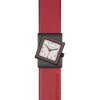 Rolf Cremer Uhr Turn S 507711 Lederband, Edelstahl, rot, grau