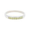 JuwelmaLux Ring 925/000 Sterling Silber mit grünen Zirkonia JL30-07-4665