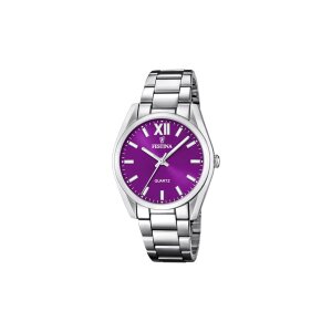 Festina Damen Uhr F20622/F Edelstahl Quarz violett