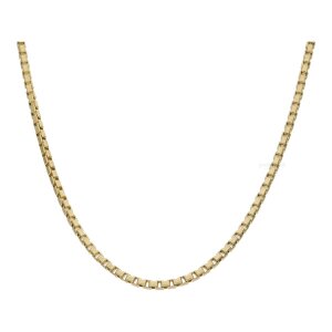 Halskette 585/000 (14 Karat) Gold, Venezianer, getragen...