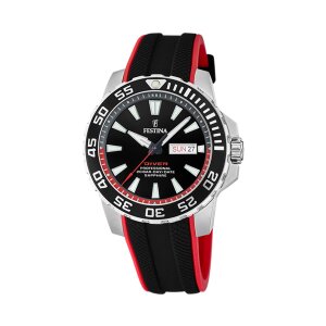 Festina Herren Uhr Diver F20662/3 Silikon Armband,...