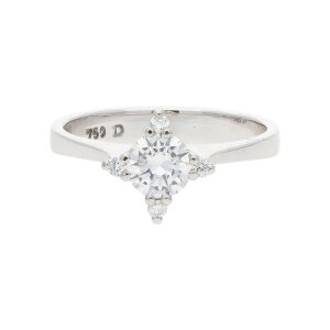 Ring Weißgold 750 Brillanten Second Hand 25322596...