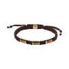 Fossil Herren Armband JF04471710 All Stacked Up Edelstahl mit Tigerauge
