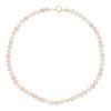 JuwelmaLux Perlenkette mit Doublé, Süßwasserzuchtperle JL30-05-4786