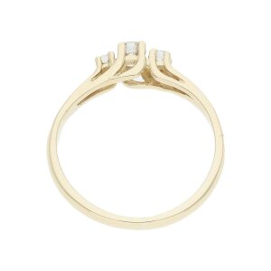 JuwelmaLux Ring 375/000 (9 Karat) Gold mit Brillant...