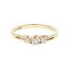 JuwelmaLux Ring 375/000 (9 Karat) Gold mit Brillant JL30-07-4795