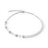 Coeur de Lion Halskette 5086/10-1400 GeoCUBE® Precious Fusion Pearls weiß