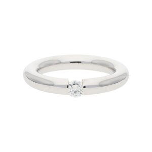 Damenring 585 Weißgold Brillant getragen 25322687...
