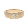 Ring 750/000 (18 Karat) Roségold mit Diamant im Herz Schliff, getragen 25322681