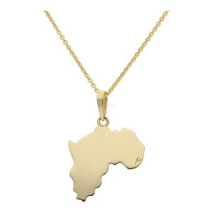 Anhänger Afrika 750/000 (18 Karat) Gold, getragen...