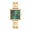 Coeur de Lion Damen Uhr 7622/74-1605 Iconic Cube Glamorous Green Statement gold