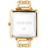Coeur de Lion Damen Uhr 7622/74-1605 Iconic Cube Glamorous Green Statement gold