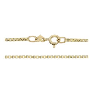 Halskette 333/000 (8 Karat) Gold, Venezianer, getragen...
