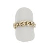 Ketten Ring 585/000 (14 Karat) Gold und Weißgold, getragen 25322721
