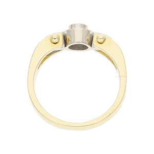 Ring Gold und Weißgold 750 Brillant Second Hand...