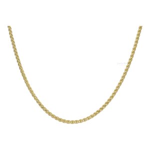Halskette 585/000 (14 Karat) Gold Zopf, getragen 25322798