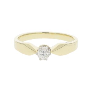 Ring Gold 585 Brillant Second Hand 25322782 getragen