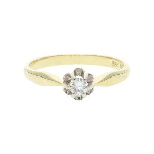 Ring Gold und Weißgold 585 Brillant Second Hand...