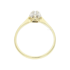 Ring Gold und Weißgold 585 Brillant Second Hand...