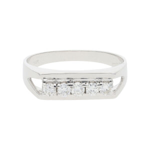 Ring Weißgold 585 Brillanten Second Hand 25322747...