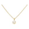 JuwelmaLux Kette mit Anhänger 585 Gold mit Brillant JL10-05-3470