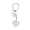 JuwelmaLux Schlüsselanhänger Herz aus Edelstahl JL45-01-0106