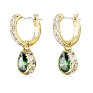 Swarovski Ohrhänger Drop Stilla 5662922 Tropenschliff, Grün, Goldlegierungsschicht