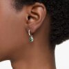 Swarovski Ohrhänger Drop Stilla 5662922 Tropenschliff, Grün, Goldlegierungsschicht