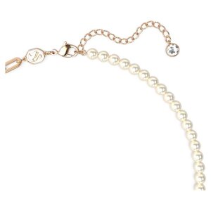 Swarovski Collier Teddy 5669166 Bär, Rosa, Rosegold-Legierungsschicht