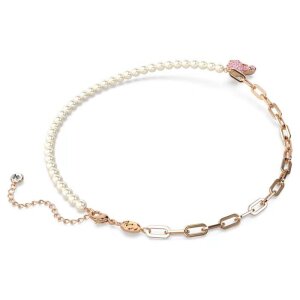 Swarovski Collier Teddy 5669166 Bär, Rosa, Rosegold-Legierungsschicht