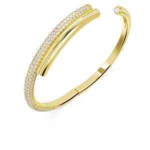 Swarovski Armreif 5674980 Dextera, Weiß, Goldlegierungsschicht Größe S