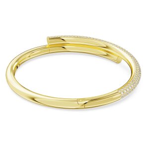 Swarovski Armreif 5674980 Dextera, Weiß, Goldlegierungsschicht Größe S