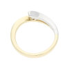 Ring 585/000 (14 Karat) Gelb- und Weißgold, mit Brillant, getragen 25322910