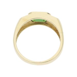 Ring 585/000 (14 Karat) Gelbgold mit Turmalin und Brillanten, getragen 25322913