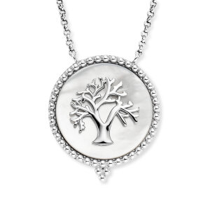 Engelsrufer Halskette Silber ERN-LILTREE-PE mit Lebensbaum Perlmutt