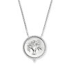 Engelsrufer Halskette Silber ERN-LILTREE-PE mit Lebensbaum Perlmutt