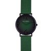 Rolf Cremer Uhr Flat 44 V 504854 Textilband, Edelstahl, grün