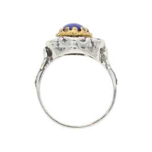 JuwelmaLux Trachten Ring 835/000 Silber, geschwärzt,...