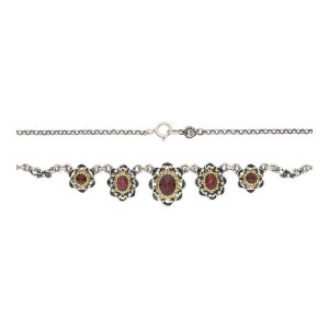 JuwelmaLux Trachten Collier 835/000 Silber,...