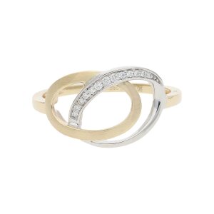 Ring Gold und Weißgold 585 Brillanten JL10-07-3480...